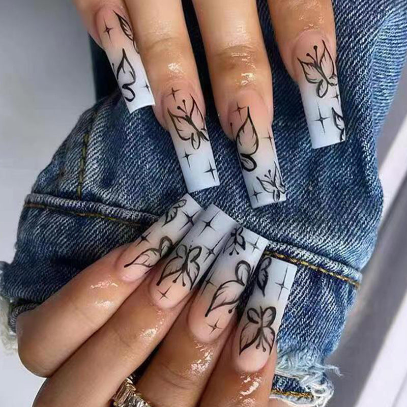 Smoky Shadow Ombre Nails